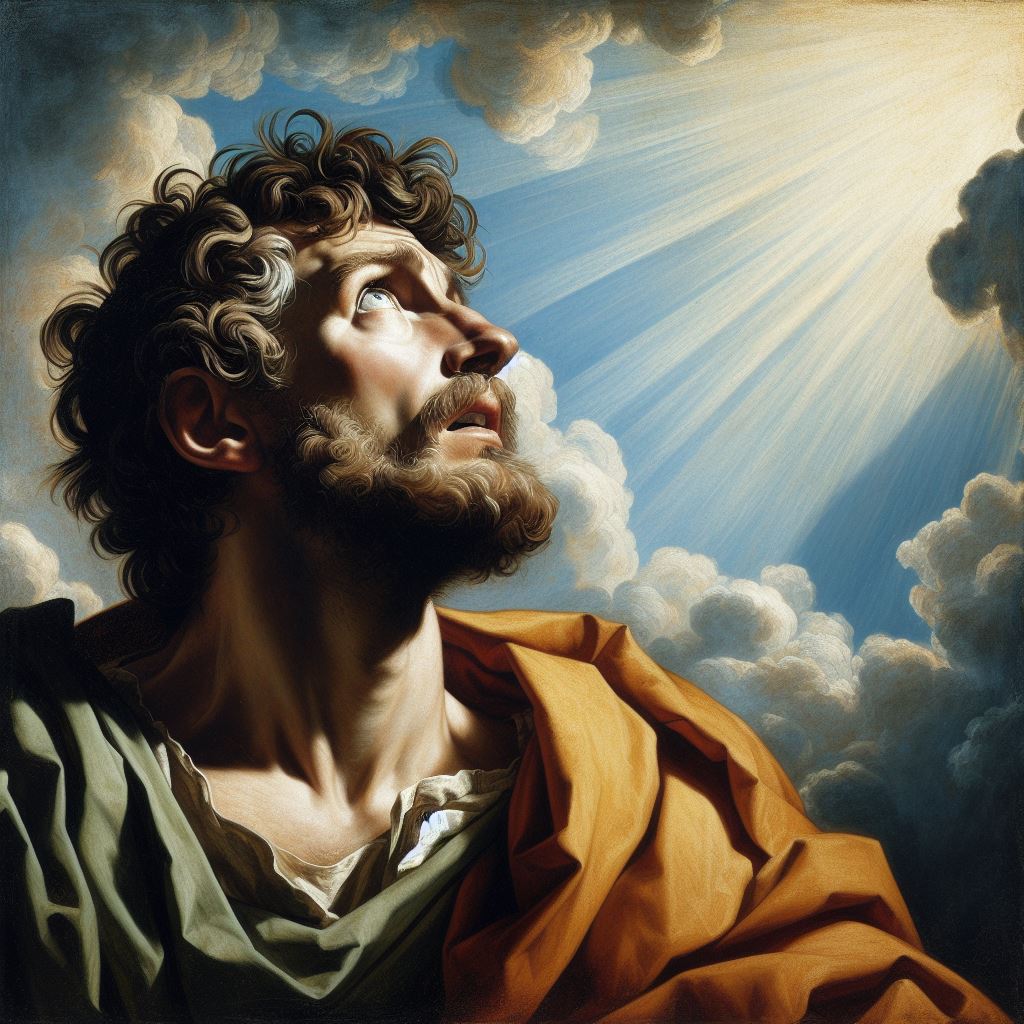Estevão vê a gloria de Deus.